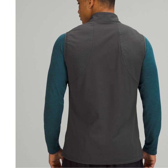 lululemon Cold Terrain Fleece Vest Graphite Grey Size Medium - Picture 5 of 5